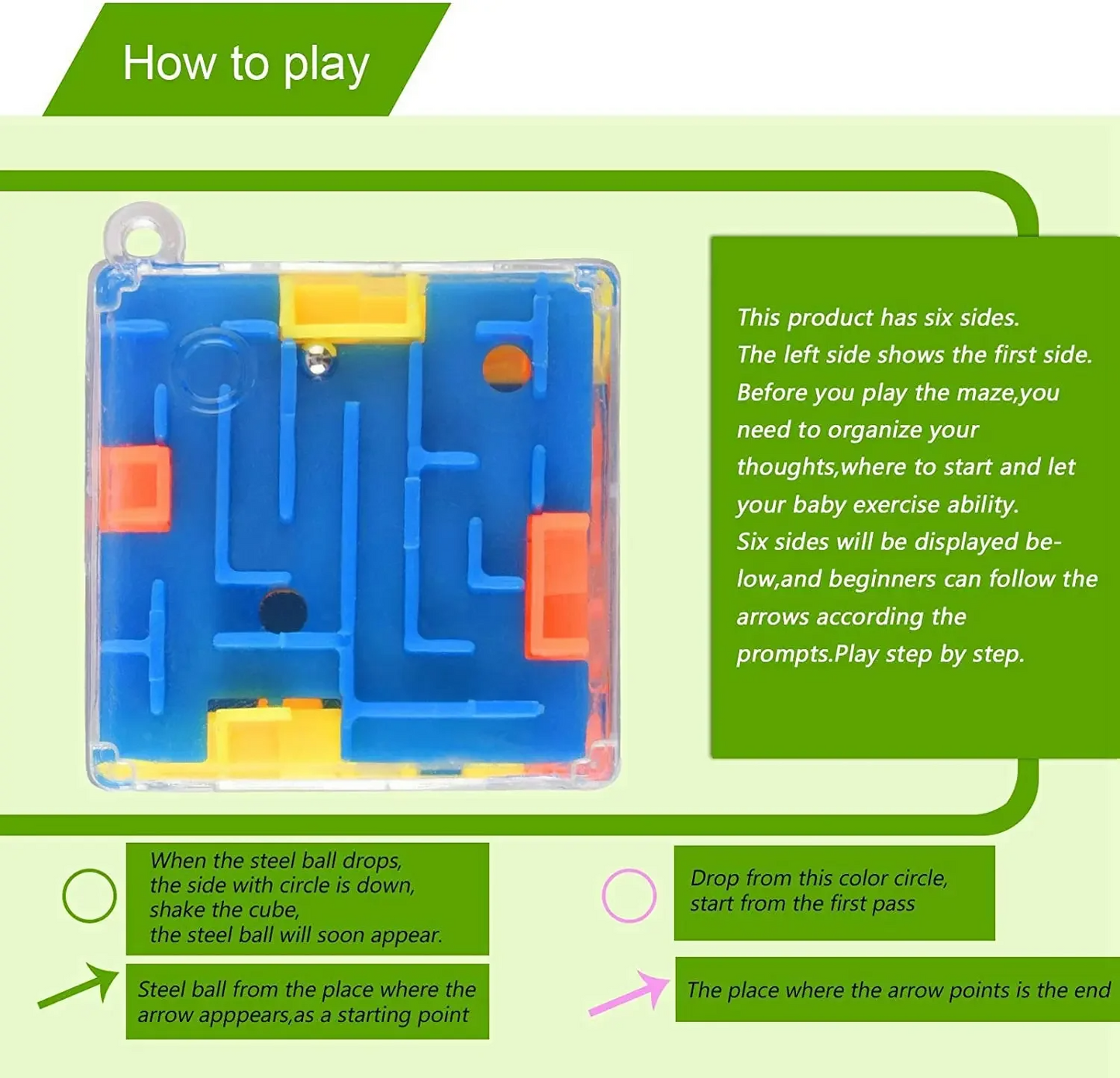 Funipedia™ StressQuest Puzzle Cube